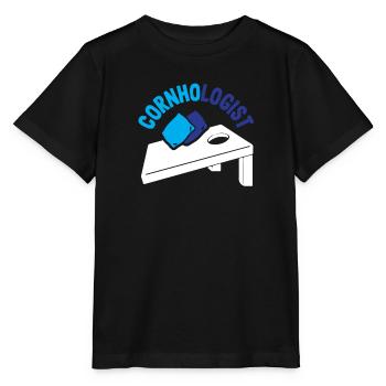 Lustiges Cornhole Spieler Geschenk - Stanley/Stella Kinder T-Shirt MINI CREATOR  - Schwarz - Vorne - Mikhail (115cm)