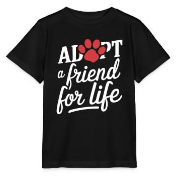 Freiwillige Tierrettung Animal Shelter Heroes - Stanley/Stella MINI CREATOR Kids’ T-Shirt - black - Front - Mikhail (115cm)