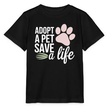 Freiwillige Tierrettung Animal Shelter Heroes - Stanley/Stella MINI CREATOR Kids’ T-Shirt - black - Front - Mikhail (115cm)