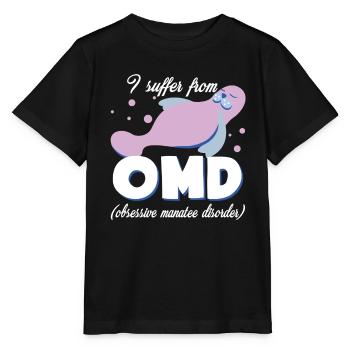 Manatee Obsessive Manatee Disorder - Stanley/Stella MINI CREATOR Kids’ T-Shirt - black - Front - Mikhail (115cm)