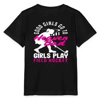 Good Girls Sky Bad Girls Hockey sur gazon - T-shirt bio MINI CREATOR Stanley/Stella Enfant - noir - Devant - Mikhail (115cm)
