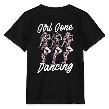 Danse en ligne, Musique country, Cowboy, Danse en ligne - T-shirt bio MINI CREATOR Stanley/Stella Enfant - noir - Devant - Mikhail (115cm)