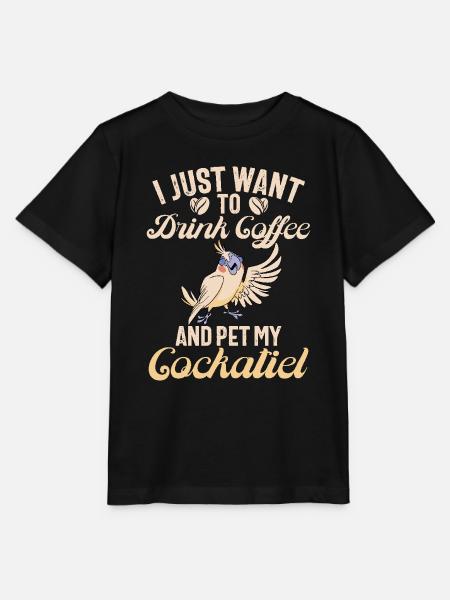 Cockatiel Gifts - Stanley/Stella Kinder T-Shirt MINI CREATOR - Schwarz