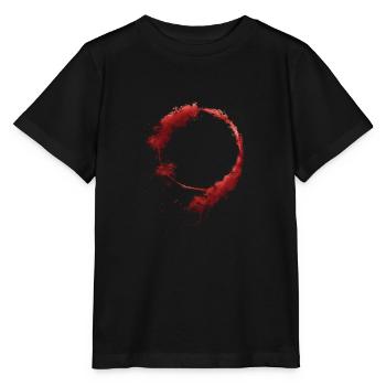 cercle rouge - T-shirt bio MINI CREATOR Stanley/Stella Enfant - noir - Devant - Mikhail (115cm)