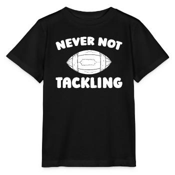 Football américain - T-shirt bio MINI CREATOR Stanley/Stella Enfant - noir - Devant - Mikhail (115cm)