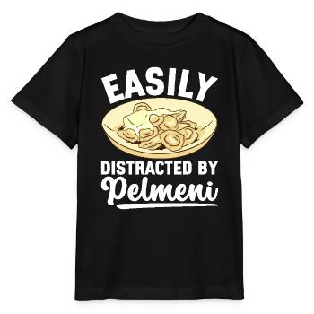 Pelmeni Russian Cuisine - Stanley/Stella MINI CREATOR Kids’ T-Shirt - black - Front - Mikhail (115cm)