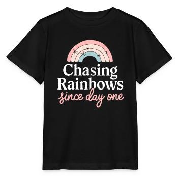 Whimsical Weather Patterns, Whimsical Clouds, Funny - Stanley/Stella MINI CREATOR Kids’ T-Shirt - black - Front - Mikhail (115cm)