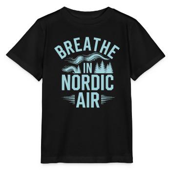 Skandinavische Ästhetik, Nordischer - Stanley/Stella Kinder T-Shirt MINI CREATOR  - Schwarz - Vorne - Mikhail (115cm)