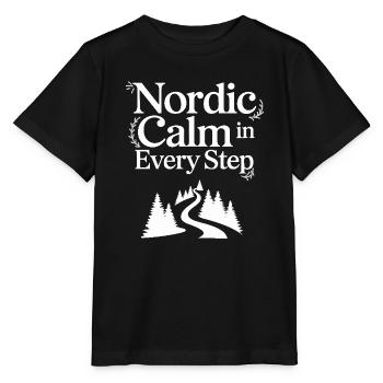 Skandinavische Ästhetik, Nordischer - Stanley/Stella Kinder T-Shirt MINI CREATOR  - Schwarz - Vorne - Mikhail (115cm)