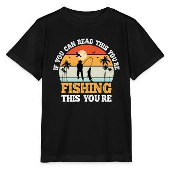 Pêcheurs Pêcheurs Pêcheurs sportifs - T-shirt bio MINI CREATOR Stanley/Stella Enfant - noir - Devant - Mikhail (115cm)