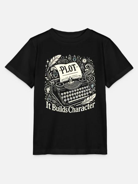 Plot Es baut Charakter auf - Stanley/Stella Kinder T-Shirt MINI CREATOR  - Schwarz