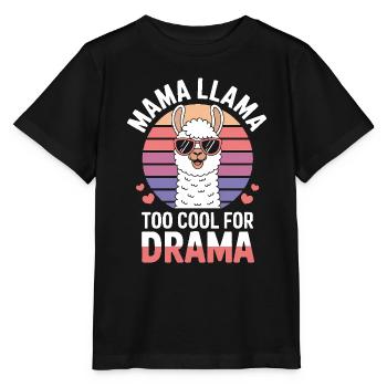 Lama Spruch Alpaka Lamas Lustiges Lama Geschenk - Stanley/Stella Kinder T-Shirt MINI CREATOR  - Schwarz - Vorne - Mikhail (115cm)