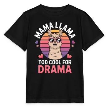 Lama Spruch Alpaka Lamas Lustiges Lama Geschenk - Stanley/Stella Kinder T-Shirt MINI CREATOR  - Schwarz - Vorne - Mikhail (115cm)