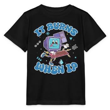 IT Geek, PC Accessories Storage Devices Evolution - Stanley/Stella MINI CREATOR Kids’ T-Shirt - black - Front - Mikhail (115cm)