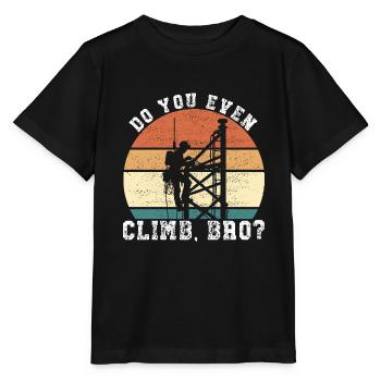 Industrial Climbers Tower Climbers Industrial Climbing - Stanley/Stella MINI CREATOR Kids’ T-Shirt - black - Front - Mikhail (115cm)