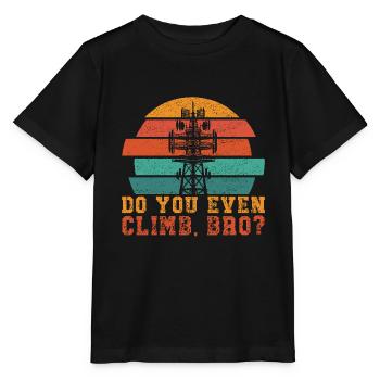 Industrial Climbers Tower Climbers Industrial Climbing - Stanley/Stella MINI CREATOR Kids’ T-Shirt - black - Front - Mikhail (115cm)