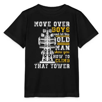 Industrial Climbers Tower Climbers Industrial Climbing - Stanley/Stella MINI CREATOR Kids’ T-Shirt - black - Front - Mikhail (115cm)
