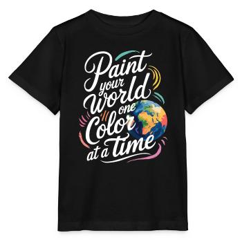 Passe-temps créatif pour les débutants dans le - T-shirt bio MINI CREATOR Stanley/Stella Enfant - noir - Devant - Mikhail (115cm)