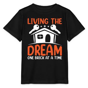 Homeowner Dream House Richtest House Builder - Stanley/Stella MINI CREATOR Kids’ T-Shirt - black - Front - Mikhail (115cm)