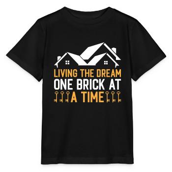 Homeowner Dream House Richtest House Builder - Stanley/Stella MINI CREATOR Kids’ T-Shirt - black - Front - Mikhail (115cm)