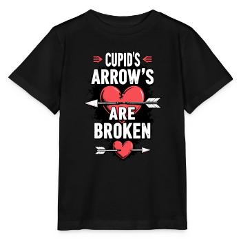 Grunge Valentine’s Day Dark Romance Edgy Love - Stanley/Stella Kinder T-Shirt MINI CREATOR  - Schwarz - Vorne - Mikhail (115cm)