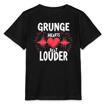 Grunge Valentine’s Day Dark Romance Edgy Love - Stanley/Stella Kinder T-Shirt MINI CREATOR  - Schwarz - Vorne - Mikhail (115cm)