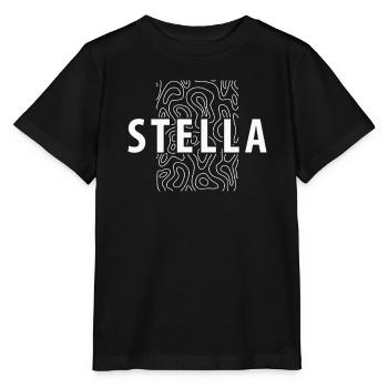 Stella Personalized - Name Stella - Stanley/Stella MINI CREATOR Kids’ T-Shirt - black - Front - Mikhail (115cm)
