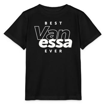 Best Vanessa Ever - Name Vanessa - Stanley/Stella MINI CREATOR Kids’ T-Shirt - black - Front - Mikhail (115cm)