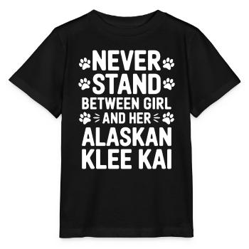 Alaskan Clover Kai Saying Alaskan Clover Kai Gift - Stanley/Stella MINI CREATOR Kids’ T-Shirt - black - Front - Mikhail (115cm)