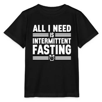 Jeûne intermittent Jeûne intermittent - T-shirt bio MINI CREATOR Stanley/Stella Enfant - noir - Devant - Mikhail (115cm)