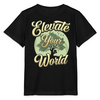 Constructeur de cabanes dans les arbres Construction de cabane dans les arbres - T-shirt bio MINI CREATOR Stanley/Stella Enfant - noir - Devant - Mikhail (115cm)