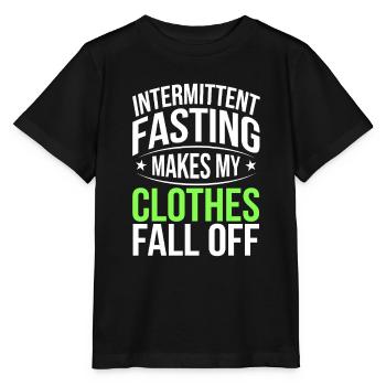 Intermittent fasting Intermittent fasting - Stanley/Stella MINI CREATOR Kids’ T-Shirt - black - Front - Mikhail (115cm)