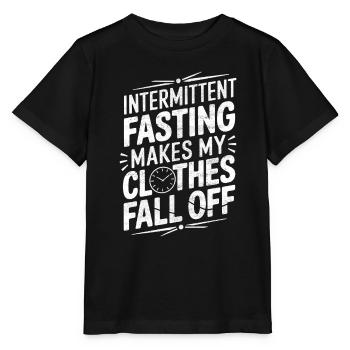 Intermittent fasting Intermittent fasting - Stanley/Stella MINI CREATOR Kids’ T-Shirt - black - Front - Mikhail (115cm)