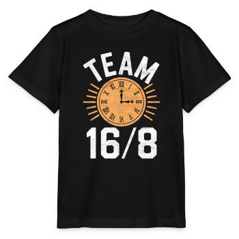Intermittent fasting Intermittent fasting - Stanley/Stella MINI CREATOR Kids’ T-Shirt - black - Front - Mikhail (115cm)