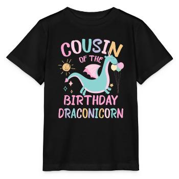 cousin de la fille d’anniversaire Dracon Family Party - T-shirt bio MINI CREATOR Stanley/Stella Enfant - noir - Devant - Mikhail (115cm)