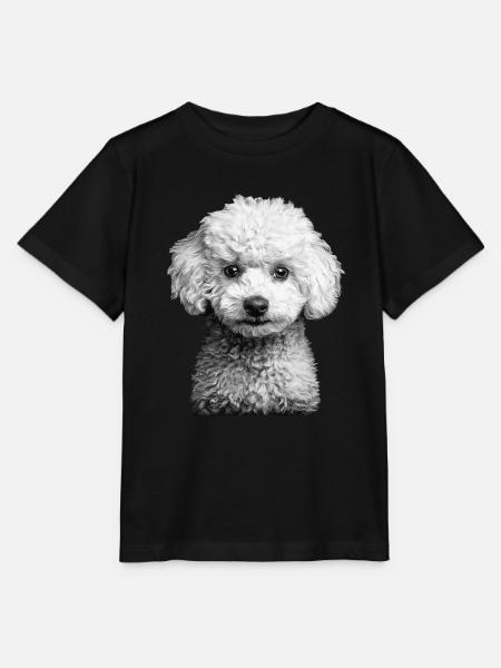 Pudel - Stanley/Stella Kinder T-Shirt MINI CREATOR  - Schwarz