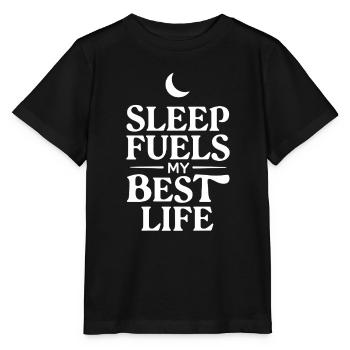 Adeptes de l’hygiène du sommeil, nuits reposantes, - T-shirt bio MINI CREATOR Stanley/Stella Enfant - noir - Devant - Mikhail (115cm)