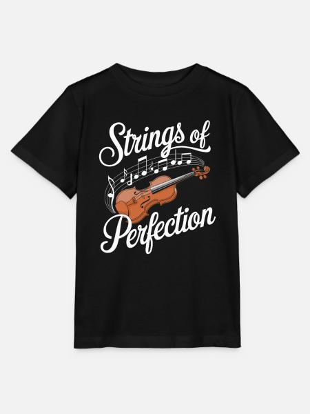 Violinisten Streichinstrumentenmusiker Klassik - Stanley/Stella Kinder T-Shirt MINI CREATOR - Schwarz
