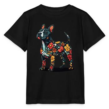 Bullterrier - Stanley/Stella Kinder T-Shirt MINI CREATOR  - Schwarz - Vorne - Mikhail (115cm)