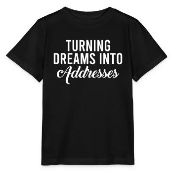 Immobilienmakler Makler Immobilien - Stanley/Stella Kinder T-Shirt MINI CREATOR  - Schwarz - Vorne - Mikhail (115cm)