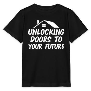 Immobilienmakler Makler Immobilien - Stanley/Stella Kinder T-Shirt MINI CREATOR  - Schwarz - Vorne - Mikhail (115cm)