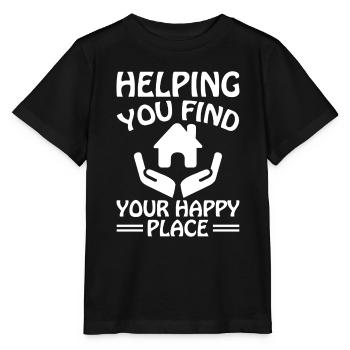 Immobilienmakler Makler Immobilien - Stanley/Stella Kinder T-Shirt MINI CREATOR  - Schwarz - Vorne - Mikhail (115cm)