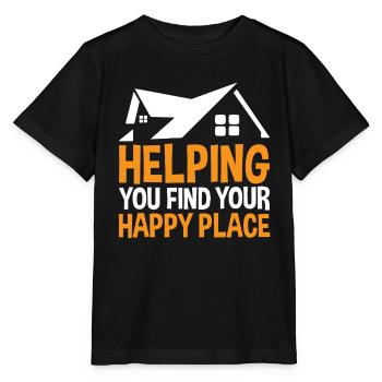 Agents immobiliers Agents immobiliers - T-shirt bio MINI CREATOR Stanley/Stella Enfant - noir - Devant - Mikhail (115cm)