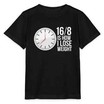Jeûne intermittent Jeûne intermittent - T-shirt bio MINI CREATOR Stanley/Stella Enfant - noir - Devant - Mikhail (115cm)