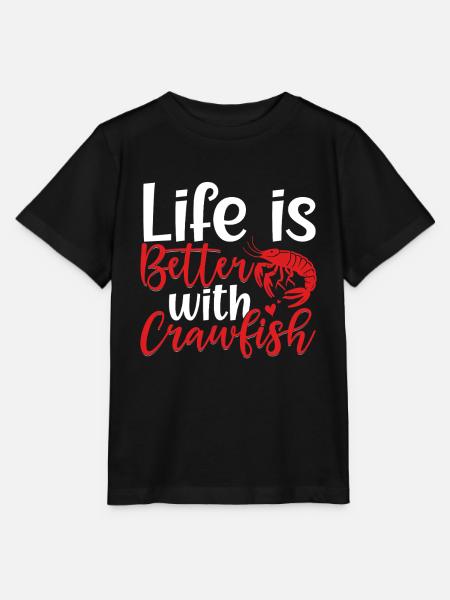 Crawfish Gifts - Stanley/Stella Kinder T-Shirt MINI CREATOR - Schwarz