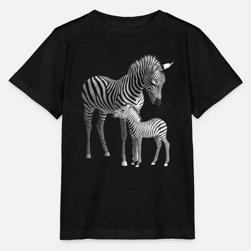 Zebra - Stanley/Stella Kinder T-Shirt MINI CREATOR  - Schwarz