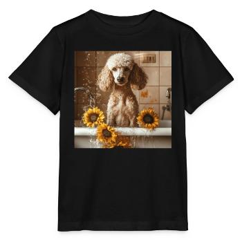 Pudel - Stanley/Stella Kinder T-Shirt MINI CREATOR  - Schwarz - Vorne - Mikhail (115cm)