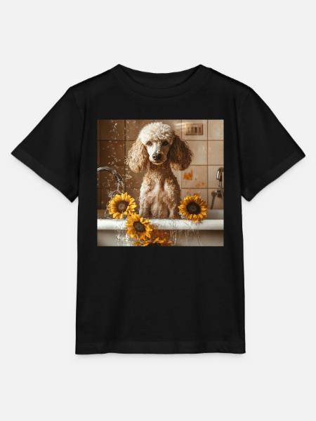 Pudel - Stanley/Stella Kinder T-Shirt MINI CREATOR - Schwarz