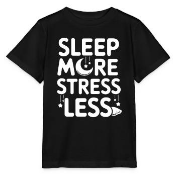 Adeptes de l’hygiène du sommeil, nuits reposantes, - T-shirt bio MINI CREATOR Stanley/Stella Enfant - noir - Devant - Mikhail (115cm)