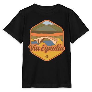 Via Egnatia - Balkans - Stanley/Stella Kinder T-Shirt MINI CREATOR  - Schwarz - Vorne - Mikhail (115cm)